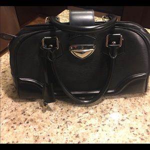 Authentic black Louis Vuitton in used condition